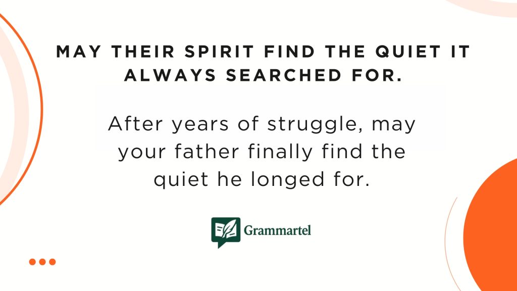 May their spirit find the quiet it always searched for.