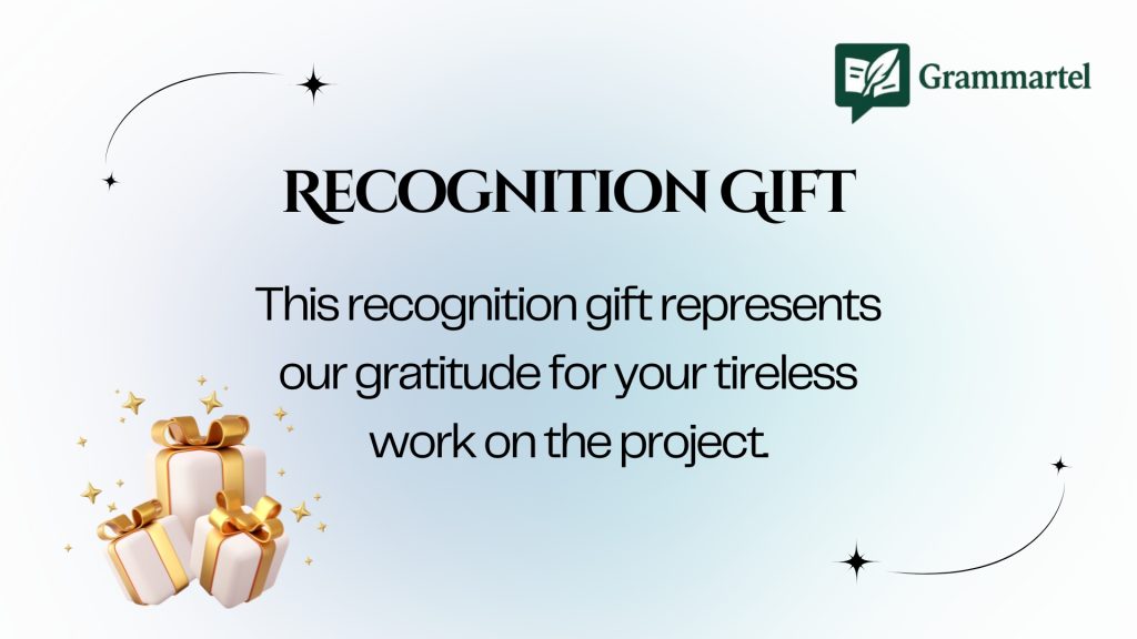 Recognition Gift