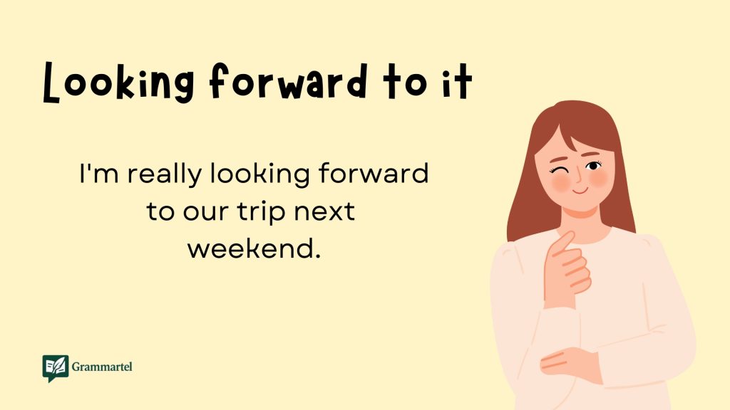 Looking forward to it