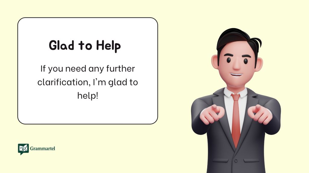 Glad to Help