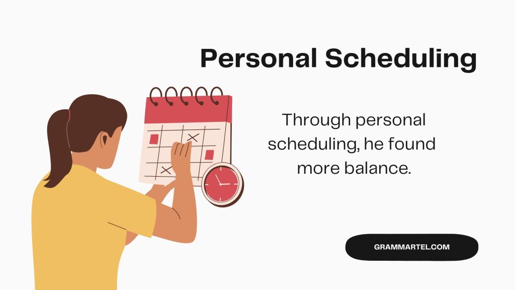 Personal Scheduling