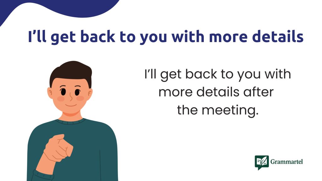 I’ll get back to you with more details