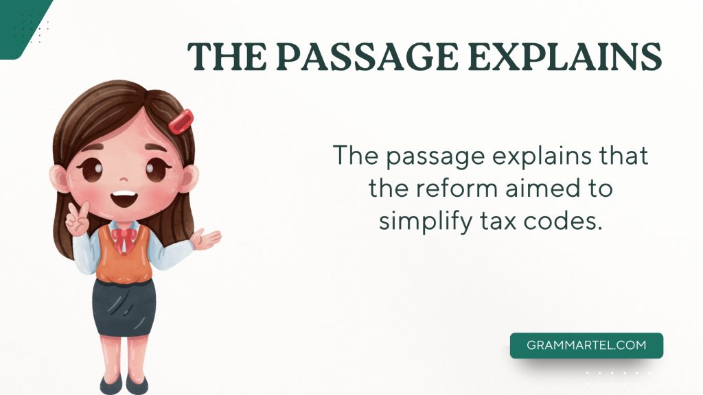 The passage explains