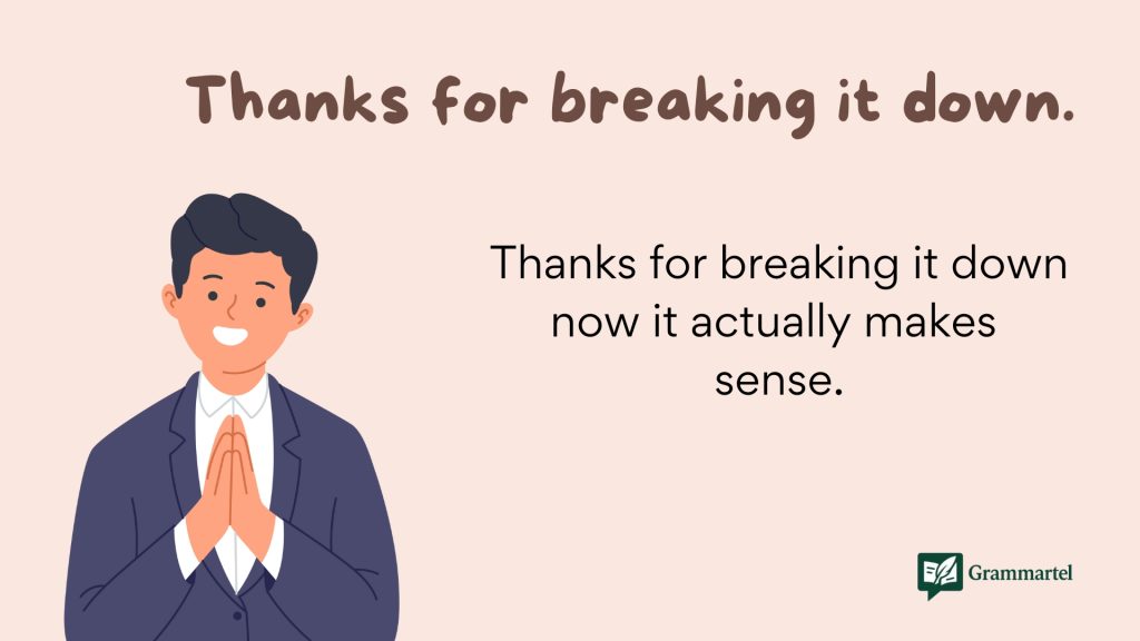 Thanks for breaking it down.
